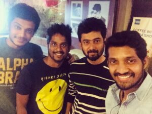 Yuthan Balaji Instagram - @harihappens #kanakanumkalangal fame as #Krish & I had a great time with these talented youngsters @iam_kg_official #kadhalkankattudhe fame & @anbu_thasan #kolamaavukokila fame 
And I’m a fan of Anbu through his YouTube videos especially #wastekadhal #blacksheep
#kYuthanBalaji #YuthanBalaji #Yuthan