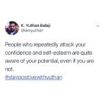 Yuthan Balaji Instagram - ‪Understood?‬ ‪#staypositivewithyuthan‬ ‪•‬ ‪•‬ ‪•‬ ‪#positivity #positivevibes #positivequotes #quotes #quoteoftheday #motivationalquotes #bepositive #motivated #motivation #positive #motivator #scorpio #spirituality #awakening‬ Yuthan Balaji