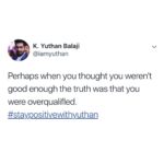 Yuthan Balaji Instagram – 😉😇
#staypositivewithyuthan
•
•
•
#positivity #positivevibes #positivequotes #quotes #quoteoftheday #motivationalquotes #bepositive #motivated #motivation #positive #motivator #scorpio #spirituality #awakening Yuthan Balaji