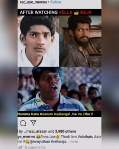 Yuthan Balaji Instagram - 😍😍 I love this fan made video 🙈😂❤️😘 @red_eye_memes good one 😂👌🏻❤️ #kYuthanBalaji #VellaRaja #YuthanBalaji #Yuthan