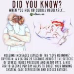 Yuthan Balaji Instagram – Do you know this❓❓❓
Health Hacks! 
Neuroeconomist Paul Zak, also known as “Dr. Love,” recommends at least eight hugs a day to be happier and enjoy better relationships.1 Psychotherapist Virginia Satir also famously said:2 “We need 4 hugs a day for survival. We need 8 hugs a day for maintenance. We need 12 hugs a day for growth.” This may very well be the “hug threshold” that allows your body to produce ample amounts of oxytocin, which is released in response to physical touch. The neuropeptide oxytocin, released by your pituitary gland, is a naturally occurring hormone in your body with incredibly powerful, health-giving properties.

It is also a key reason why the simple act of hugging is such an incredible way to not only bond with others but also boost your physical, and emotional, health.