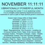 Yuthan Balaji Instagram – OG POST BY ALEX MYLES on FB #1111 
November 11:11:11 
Everything on earth (including numbers) has its own unique energetic signature and the vibrational energy radiating from 11:11 is startling and awakening. 
The number 11 is usually the first set of repeating number sequences we see when we begin to come into full conscious awareness. 
November is the 11th month, and in numerology 11 is a master number that equates to new beginnings, illumination, inspiration, independence and the potential of the soul. 
Each of these dates equate to a 
November 1,2018 =11:1:11 
November 10, 2018 =11:1:11 
November 11, 2018 =11:11:11 
November 19, 2018 =11:1:11 
November 28, 2018 =11:1:11 
11 is the most intuitive, creative, enlightening and insightful number in numerology. It is known as a “messenger” and is a guiding force that helps us readjust and gravitate towards our unique divine path so that we make the most of the possibilities and opportunities intended for us. 
11:11 is a spiritual awakening call that presents itself repeatedly so that we become alerted to particular aspects of our life. It raises our awareness by jolting us so we pay attention to the synchronicities around us. This is the universe’s way of waking us up through the unique vibrational energy of 11:11. 
Many of us notice we see 11:11 on clocks, license plates or receipts. The reason this number appears is a personal one, and only the person seeing it will be able to decode its significance accurately. 
When 11:11 presents, we may notice a familiar deja vu sensation, as though we are trying to remember something from a past life or a dream, without fully understanding why we are trying to retrieve this information or whom it is about. 
We can slow down and take a few moments to pause and reflect on how we feel internally and what our thoughts were at the moment we saw 11:11. Were they positive ones that assist us with moving in the direction we want to go? Or were they negative, heavy-loaded ones that anchor, weigh us down and hold us back? 😇❤️😍🙏🏻
#staypositivewithyuthan
•
•
•
#positivity #positivevibes #positivequotes #quotes #awakening #motivationalquotes #bepositive #motivated Yuthan Balaji