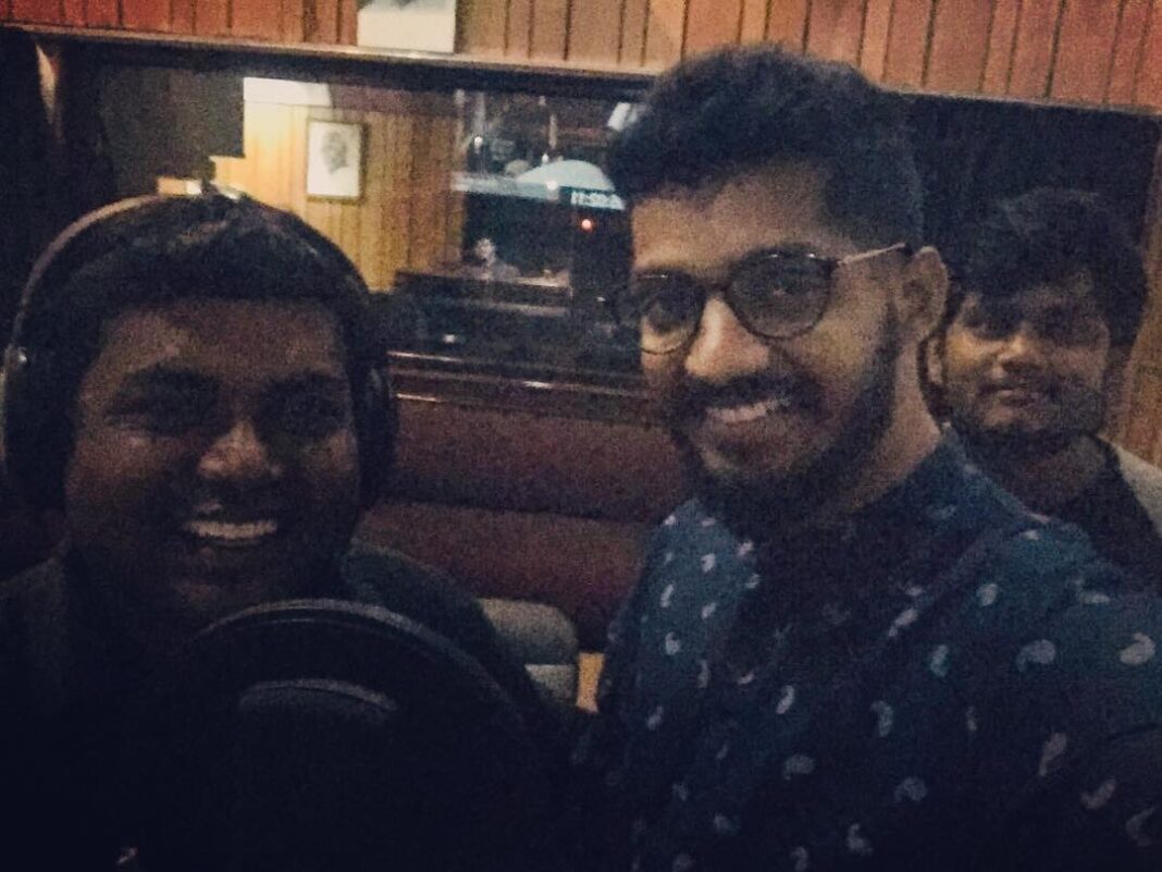 Yuthan Balaji Instagram - Finished dubbing for my current project with @kaaliactor This is a product of @dreamwarriorpictures & @amazon written & directed by @guhan_senniappan Wait and watch me with the combo #BobbySimha #KaaliVenkat #GayathrieShankar #ParvathyNair A big treat is waiting for you on screen 😍😘 What more I need to post officially after my birthday 😇🙏🏻 Thank you for all your love, support and patience 🙏🏻 Wait for @primevideoin @amazonprimevideo & @prabhu_sr #DreamWarriorPictures to announce the release date 😍❤️😘 #kYuthanBalaji #Amazon #prime #AmazonPrime #Bobby #Gayathrie #Kaali #Parvathy #Kollywood #tollywood #Bollywood #tamilcinema #YuthanBalaji #Yuthan