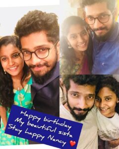 Yuthan Balaji Instagram - Happy birthday to my cutest little sista @nancy_antoni stay happy da..have a good year ahead n god bless you ❤️ #Yuthan #Nancy #YNNY #kYuthanBalaji #YuthanBalaji