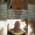 Yuthan Balaji Instagram - #Thanos #genghiskhan #mongol