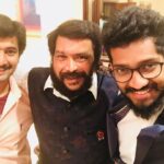 Yuthan Balaji Instagram - With the two lovely friends ❤️❤️ @harihappens and #Karthi #Joo #YuthanBalaji #Yuthan