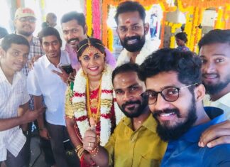 Yuthan Balaji Instagram - God bless the beautiful couple with lot of happiness..long live together with lot of honesty..be loyal to each other n cheer up each other to together for each of ur dreams..congrats n happy married life @rameshthilak @navalakshmi #Joo #YuthanBalaji #Yuthan #RameshThilak #Navalakshmi #ramborajkumar Arupadai Veedu Murugan Temple, Besant Nagar
