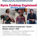 Yuthan Balaji Instagram - https://youtu.be/i3IzSKzms40 That was a good initiative @madangowri god bless #savesyria #prayforsyria