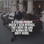 Yuthan Balaji Instagram - Haha love this one! Let karma do the dirty work!🙌👆 #staypositivewithyuthan • #positivity #positivevibes #positivequotes #quotes #quoteoftheday #motivationalquotes #bepositive #motivated #motivation #positive #motivator #scorpio