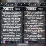 Yuthan Balaji Instagram – Swipe the picture to check for all zodiac
#WeeklyHoroscopes #February 19th – 25th, 2018
#zodiac #astrology #aries #taurus #gemini #cancer #leo #virgo #libra #scorpio #sagittarius #capricorn #aquarius #pisces #horoscope