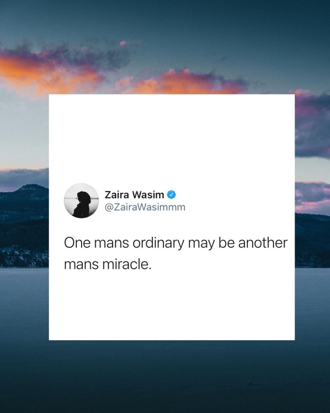 Zaira Wasim Instagram -