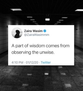 Zaira Wasim Instagram - 