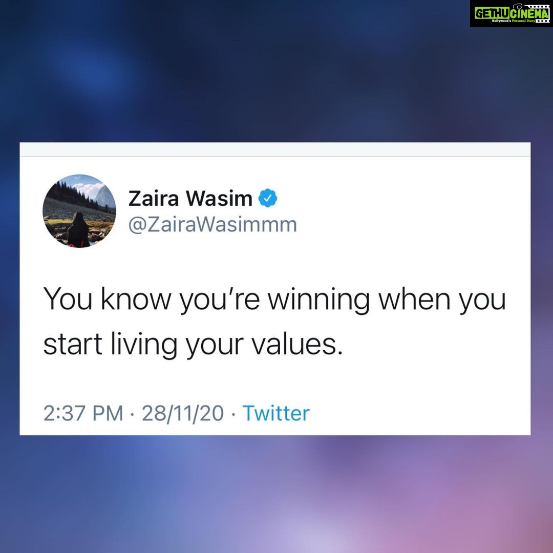 Zaira Wasim - 67.5K Likes -