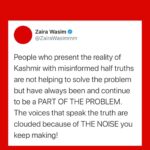 Zaira Wasim Instagram – #Kashmir