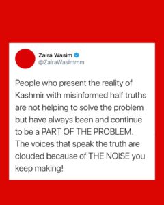 Zaira Wasim Instagram - #Kashmir