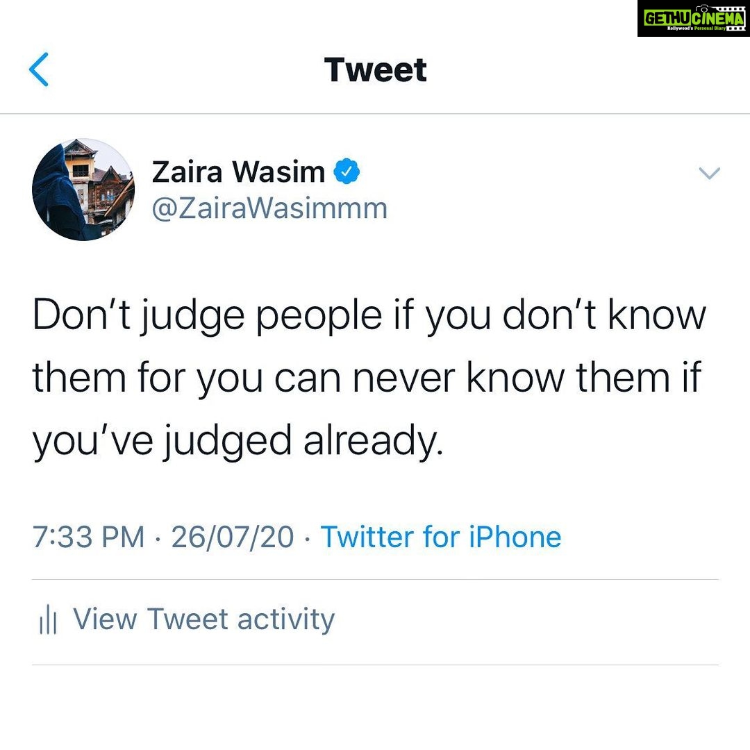 Zaira Wasim - 56.1K Likes - #FreeKaGyaan