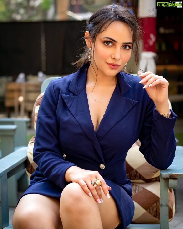 Aanchal Munjal Instagram - I think I have a thing for blazer dresses. 👀 Styled by @theanunarang Shot by @yash_bhatwal_photography H&MUA @yasheshvii