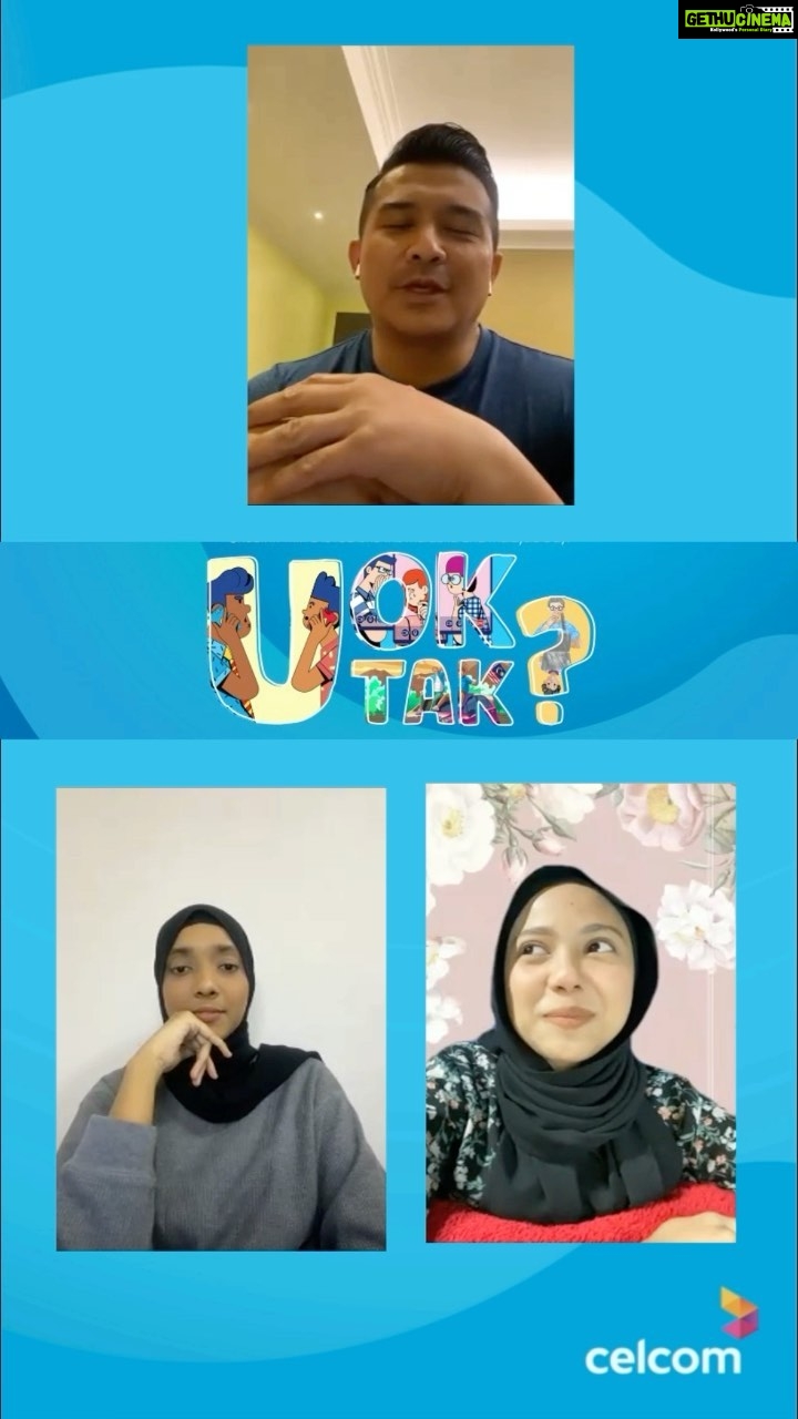 Aaron Aziz Instagram - It was really a great catch up session with @syafiqah.ashrof and @miejaramieza Sorry lah okay kalau Aaron ter-emosi sikit waktu call tu semua haha 😅 Hope you guys out there pun sama juga to always check up on your family and friends during this tough time. Tanya diorang whether diorang okay ke tak, similar to #UOKTAK initiative by @celcom