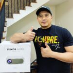 Aaron Aziz Instagram - Alhamdulilah Happy saya dan anak anak!! @lumosprojector_my Lockdown with a Home Cinema! Projection is HUGE!! Betul like Cinema!!! Clear sangat sampai semuanya boleh nampak! InshaAllah nanti abg tunjuk korang! Terbaik!