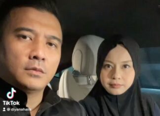 Aaron Aziz Instagram - Tiap tiap tahun diperguna untuk promo tudung ......... tiap tiap tahun nasib sama. Tiap tiap tahun tak dapat choose colour baju Raya. Tiap tiap tahun sabar. @diyanahalik @diyanahalikcom #abgtaknakmengakukalah #abgdipergunakanisteri #abghadenough #abgalwayssayNo #abggotnochoice #lelakipendosa #abgMalikbukanDean baju melayu Aaron Aziz @jakeltextile Directed & Produced by @dwiarianaaaron 🙄