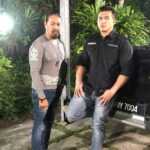 Aaron Aziz Instagram – Bila Ayahnda dan Abg Long bertemu di celah hutan bincang project RM20juta film baru…. lu orang duduk diam diam suah… @skopproductions_ofc @fadhil324haniff #hatikongsi324 @hombretwentyone