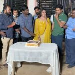 Aathmika Instagram – What a day to start your birthday with #kodiyiloruvan team’s birthday surprise at shooting spot! Thanks to @vijayantony sir and the producers for being there till 12 am just to wish me. Thank you director sir @ananda_krishnan_ak for planning this whole thing. And followed by this amazing surprise by my fans. Literally was overwhelmed with so many cute little messages. Have no words to express my gratitude. Thank you for inspiring me everytime. You guys keep me going, You guys are my energy and you mean a lot to me. Loads of love and hugs from #aathmihearts ❤️🤗