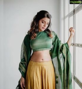 Aathmika Instagram - Inspite of being home bound, I enjoy dressing up for moments like this!