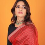 Aathmika Instagram - Rocking my ethnicity ✨ Saree: @prisej_store Jewellery: @konikajewellery Styled by: @nikhitaniranjan Hmu: @reeths_artistry Clicked : @varuun.jpg