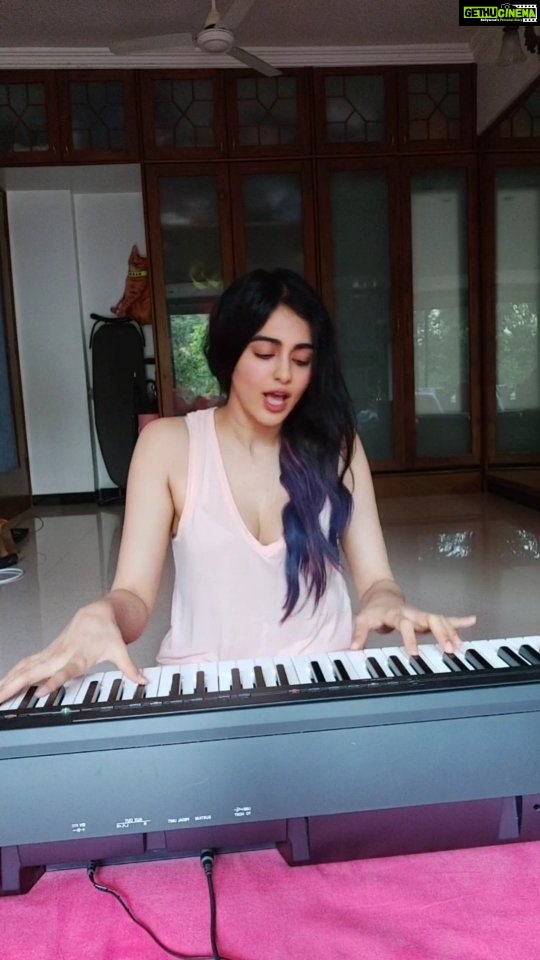 Adah Sharma Instagram - Whats your Happy song ??? This is mine๐Happy New Year ! Wish upon you all a lot if Pain โค Because Pain will make you a, will make you a BELIEVER ๐๐๐ช , , 2022 let the bullets fly , let them rain , #100YearsOfAdahSharma #adahsharma #pianocover #believer . P.S. should I upload the full song ? Without going falsetto ๐