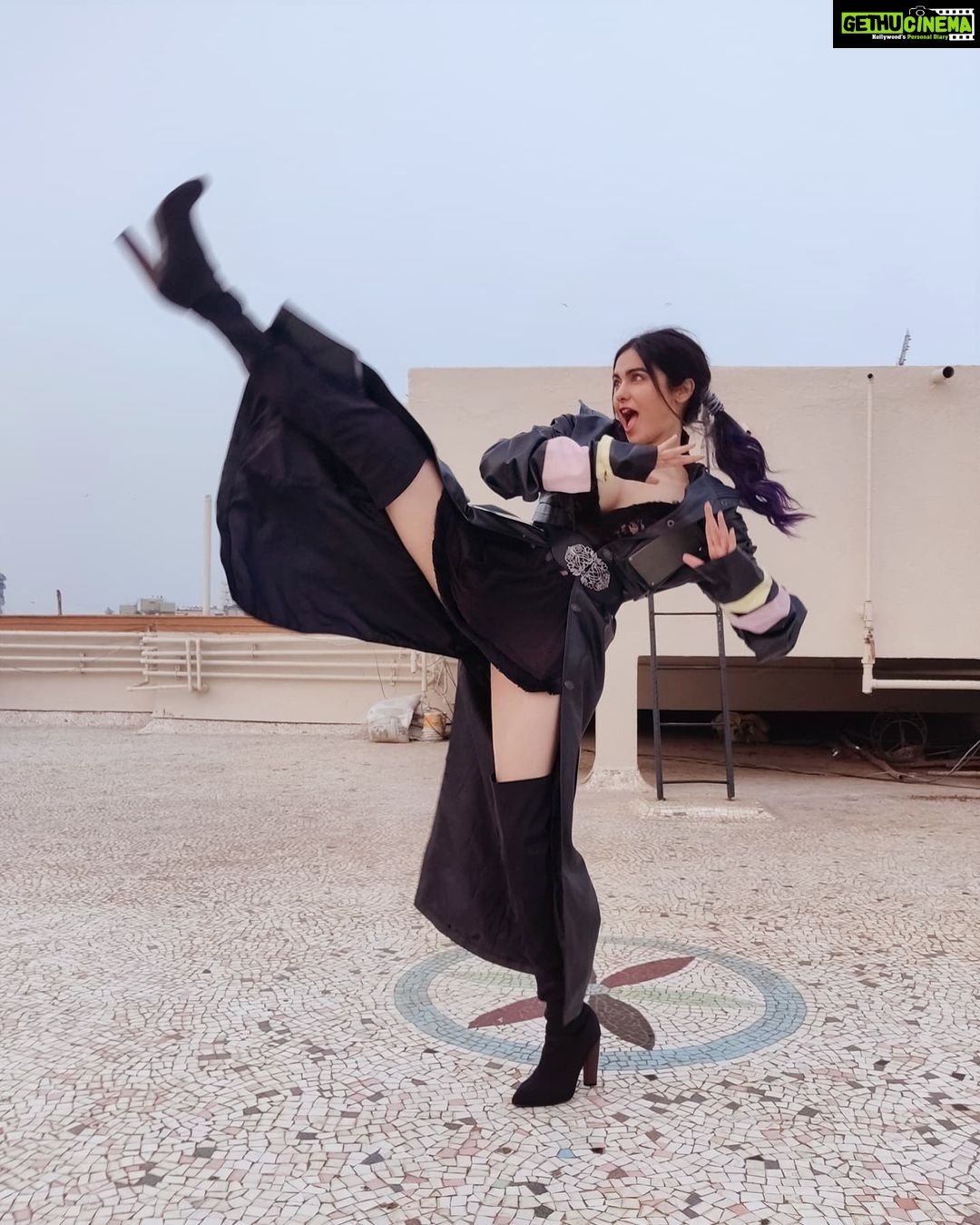Adah Sharma Instagram - Caption this π SWIPE at your own risk #ThodaSaJeeLoThodaThodaCompleteKaro #100YearsOfAdahSharma #adahsharma . . . P.S. 51 lucky winners who can find Radha in the pics win special virtual gifts from #StarKidRadhaSharma @adah_ki_radha