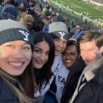 Aditi Arya Instagram - Yale vs Harvard Game day. Pictures came late cause I was still reeling. Swipe to get the last picture for this post’s caption.