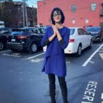 Aditi Arya Instagram - Edna got so busy stitching Halloween costumes she forgot to iron her clothes. But she finally let her hair down when she gathered enough treats. #halloweencostume #ednamode #connecticut