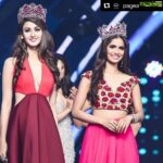 Aditi Arya Instagram - Here goes the most hardworking girl I met in Mumbai @vartikasinghh on her way to make us proud once again. Wish you so much luck and grandeur 😘😘 #Repost @pageantmirror ・・・ Throwback pic of Miss India 2015 Aditi Arya with Miss India Grand 2015 ( Newly Crowned Miss Universe India 🇮🇳) VARTIKA SINGH from the Stage of Miss India 2016 Grand Finale 🔥🔥🔥 .... Follow : @pageantmirror ... #pageantmirror #aditiarya #vartikasingh #missuniverseindia2019 #missuniverse2019 #missuniverse2000 #missindia1994 #Missworld2017 #Missworld2019