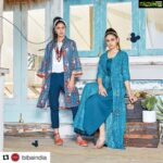 Aditi Arya Instagram - I almost felt like captioning it feeling blue but I’ve got intimacy issues in public 🤪@toabhcreative #Repost @bibaindia ・・・ It’s a kurta. It’s a cape. It’s multi purpose! Get your hands on these really funky but functional ensemble from our Indie Mickey collection. Choose your pick from the link in the bio or visit your nearest store.