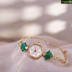 Aditi Rao Hydari Instagram – Super Happy to launch NEBULA – An exquisite range of 18KT gold watches from Titan
@titanwatchesindia for the wedding season!

Inspired by the art forms and architecture of India, Nebula’s watches are truly beautiful and an ideal accessory for my wedding style. Watches are my go to accessory and I love jewelry… these timepieces are a perfect blend of both elegance and tradition perfect for the wedding season. 

#NebulaByTitan #luxurywatches #ad