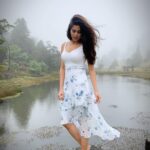 Aditi Sudhir Pohankar Instagram - I bow down before you my Love, for Love is the only thing I have, You are my existence, You are my return Love is all I have, that’ll take me back to where I belong. a. . . . #divine #love #nature #beauty #beautiful #beautifuldestinations #lake #ootd #ootdfashion #picoftheday #photography #photo #photooftheday thank you @forevernew_india for this beautiful dress :) #she #aashram