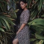 Ahana Kumar Instagram - Hey :) 🐆 Wearing @wearshush 🖤