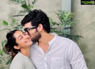 Aindrita Ray Instagram - Finally got an off from work to celebrate our happy 3rd!! Cheers @diganthmanchale 🥂 Thanks for the click @divyamanchale 💚