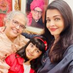 Aishwarya Rai Instagram – 🥰MINE😍🌟💝❤️Happy Anniversary Mommyyy-Doddaaa n Daddyyy- Ajjaaa😘💖💕🌈✨LOVE YOUUUUU❤️✨