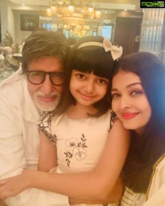 Aishwarya Rai Instagram - 🥰HAPPY BIRTHDAY DEAREST Dadaji-PA💝🤗✨MUCH LOVE, GOOD HEALTH, PEACE AND HAPPINESS ALWAYS... and your Blessings Always 🙏🌟💖✨