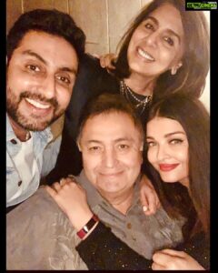 Aishwarya Rai Instagram - ✨❤️So much love for you...and from you my dearest Chintu uncle...ALWAYS... so heartbroken...May your Soul Rest in Peace God Bless ✨🙏✨There will never be another... just TOO SPECIAL.. and the memories... Precious... Miss you and Love you Forever... ❤️✨