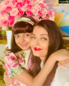 Aishwarya Rai Instagram - ✨🥰❤️THE ABSOLUTE LOVE OF MY LIFE, Aaradhya my ANGEL... I LOVE YOU ETERNALLY, INFINITELY and UNCONDITIONALLY 😘THANK YOU forever and beyond 😍💖🌹🌟And Thank you to Alllllll my well-wishers for ALL your Love, blessings and BEST WISHES today and everyday 💝GOD BLESS ALWAYS ❤️