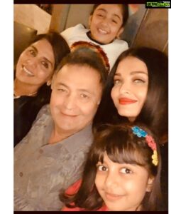 Aishwarya Rai Instagram - ✨❤️So much love for you...and from you my dearest Chintu uncle...ALWAYS... so heartbroken...May your Soul Rest in Peace God Bless ✨🙏✨There will never be another... just TOO SPECIAL.. and the memories... Precious... Miss you and Love you Forever... ❤️✨