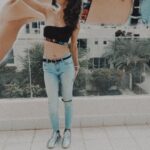 Aishwarya Sakhuja Instagram - Trying my hand at various effects.. Found this trippy New love for bralettes Wearing @adidasoriginals Flabby stomach sponsored by family vacations and extra insulin dose.. Time for regular workouts again #reelitfeelít #reelsinstagram #reelkarofeelkaro #instagood #instareels #AishwaryaSakhuja #followersinstagram #remix #effects