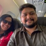 Ajaneesh Loknath Instagram - On the way to SIIMA with @bobby_c_r @pramodshettyk and @rakshitshetty #SIIMAAwards