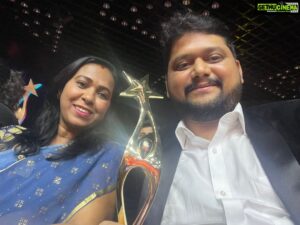 Ajaneesh Loknath Instagram - Thank you @siimawards , ವೋಟ್ ಮಾಡಿದ ಎಲ್ಲರಿಗೂ ಧನ್ಯವಾದಗಳು! Here is to all support and strength throughout @bobby_c_r  #ABBSStudios