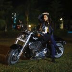 Akanksha Puri Instagram - Ride it ❤️ #tuesday #tuesdaymotivation #movie #bike #harleydavidson #fatboy #shoot #lights #camera #action #goodvibes #photooftheday #picoftheday #work #fashion #style #instagram #instagood #girlwithtattoos #winter #love #beautiful #happy #smile #beingme #akankshapuri #❤️