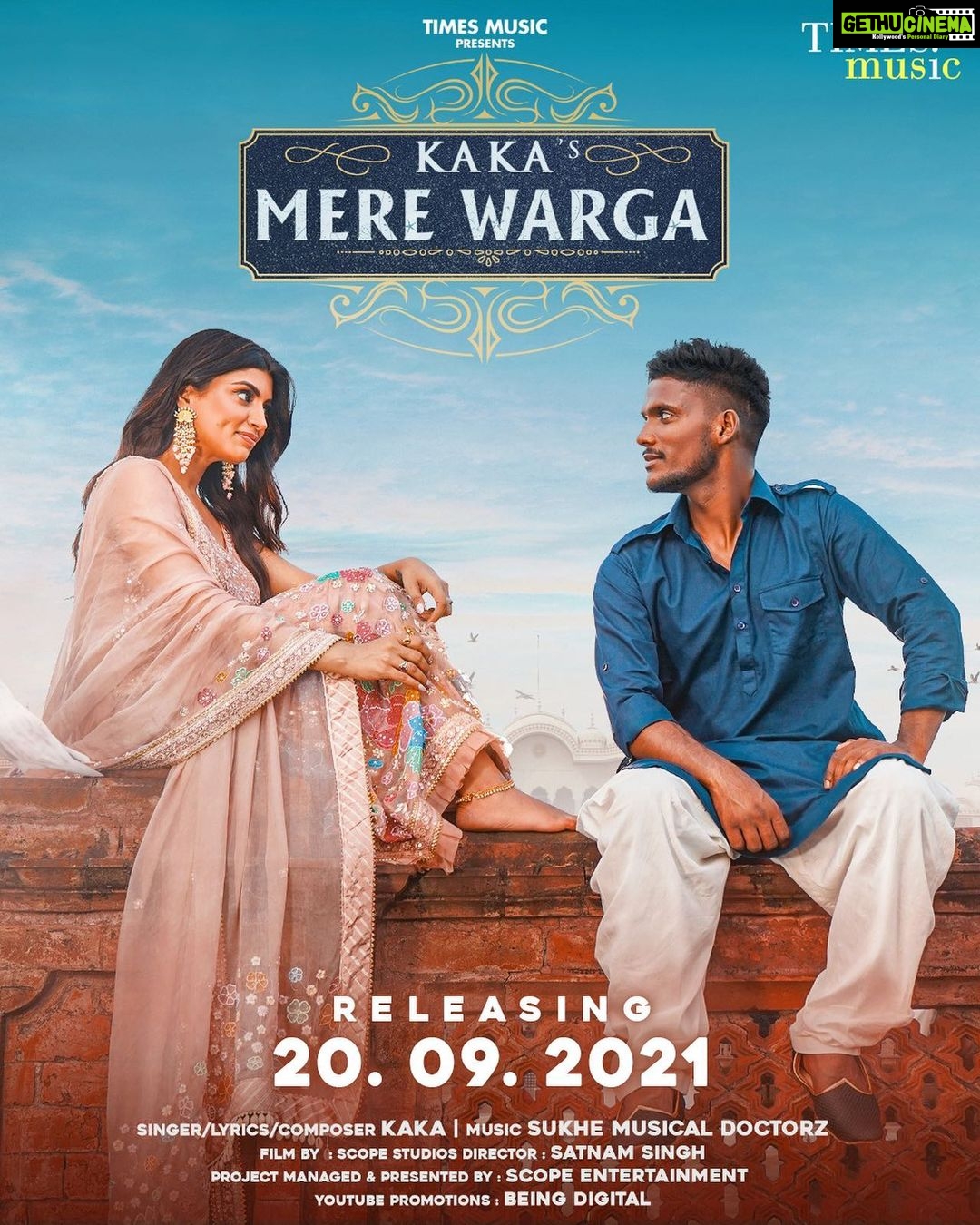 Akanksha Puri Instagram - To spread love this autumn, @kaka._.ji brings to you another song in his mesmerising voice which you won’t be able to resist playing back to back💞 Make way for #MereWarga - A song dedicated to the sweet concoction of love and romance❤️ Dropping on 20th September!🔥 Stay tuned. . . . Singer/ Lyrics/ Composer- @kaka._.ji Music- @sukhemuziicaldoctorz Female lead- @akanksha8000 Director- @satnam.36 Film by- @studios.scope Record label- @timesmusichub Project managed & presented by- @scope.entertainment Casting - @iam_obedafridi Digital promotions- @being.digitall . . . #MereWarga #KakaJi #TimesMusicHub #ComingSoon #ScopeStudios #scopeentertainment
