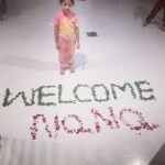Allu Arjun Instagram - sweetest welcome 💖 after 16 days abroad.