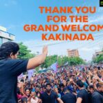 Allu Arjun Instagram – Thank you KAKINADA. Thank you Sarath . Kakinada